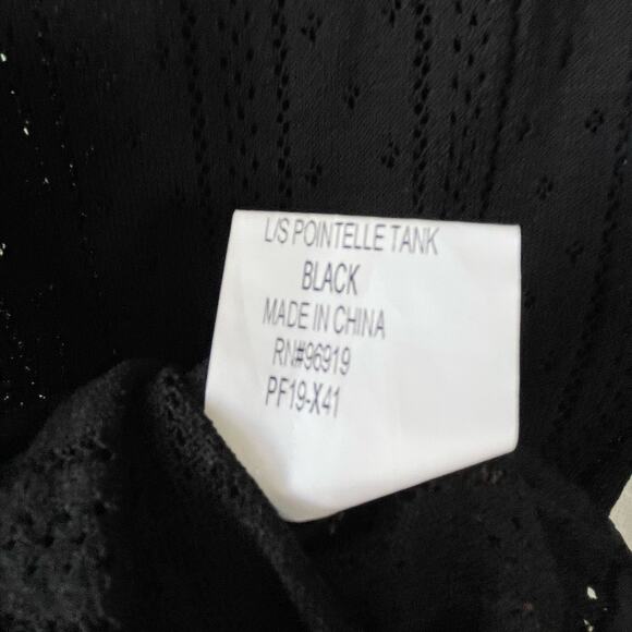 Marc Jacobs The Camisole Pointelle Tank in Black Size‎ Small - Picture 4 of 7